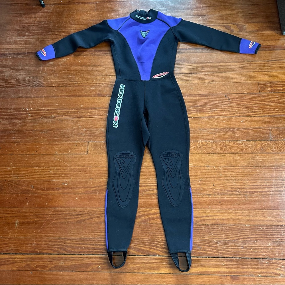 Henderson USA Wetsuit Microprene Womens Size Small Surf Scuba Purple